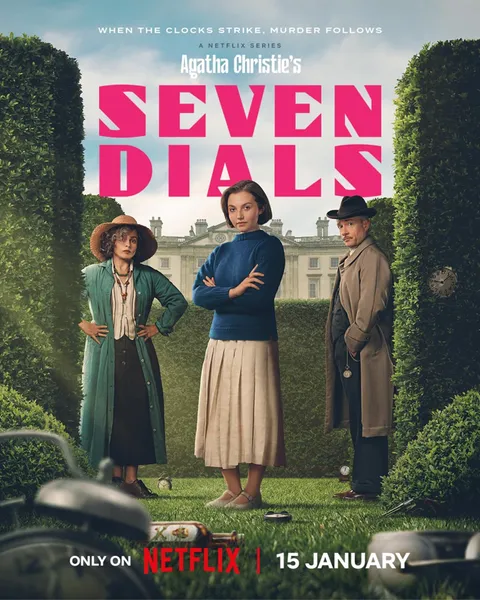 Cartel de Agatha Christie: Seven Dials — Sonido directo · Unidad España por ADD Sound
