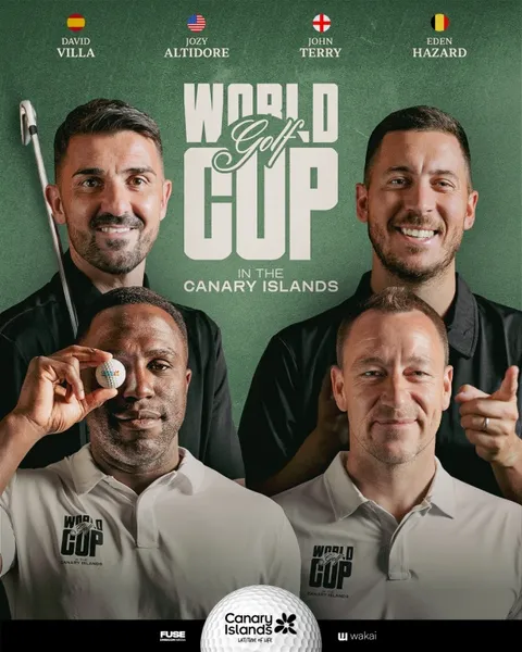 Cartel de World Cup Golf — Sonido directo y postproducción por ADD Sound